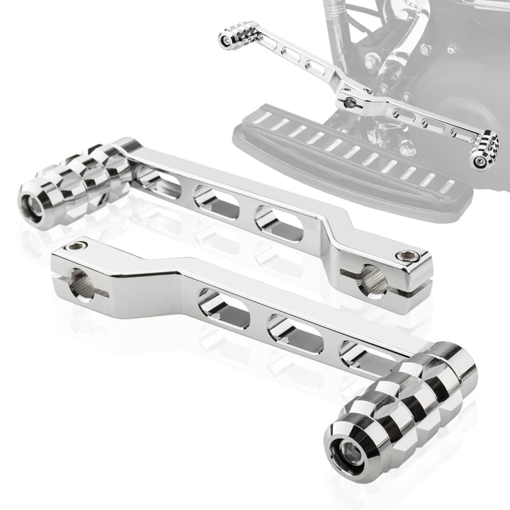 KICRY front view of heel toe shifter levers showing complete gloss-black finish and fit benefit