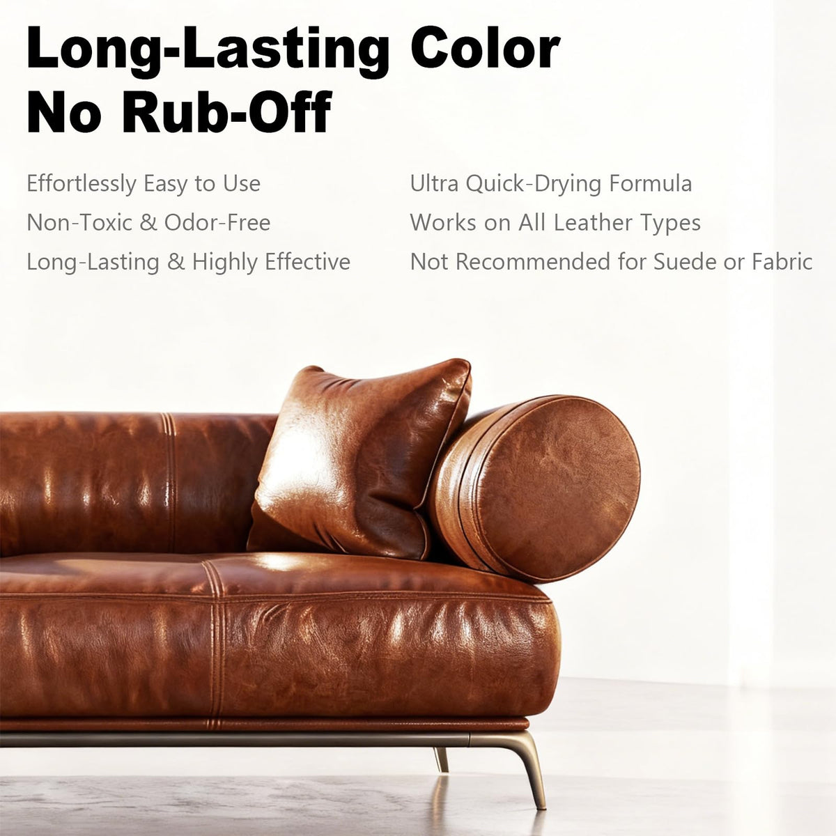 KIEPOL before and after split showing faded to refreshed leather result