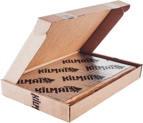 KILMAT embossed foil close-up showing installation indicator and alignment benefit