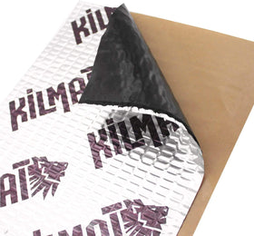 KILMAT front packaging showing product and coverage, benefit quieter cabin