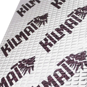 KILMAT applied inside a car door panel, benefit reduced speaker vibration