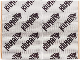 KILMAT beside ruler showing 50 mil thickness and space-saving benefit