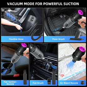 Kimdog cleaning a car seat removing crumbs and pet hair effectively