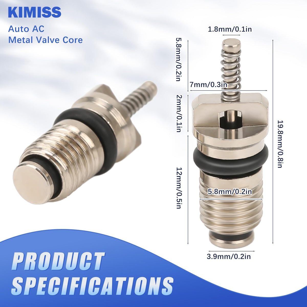 KIMISS side profile showing aluminum and copper construction for durability