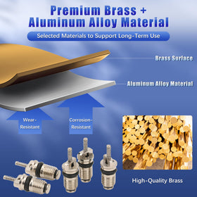 KIMISS pile of valve cores illustrating bulk supply advantage for shops