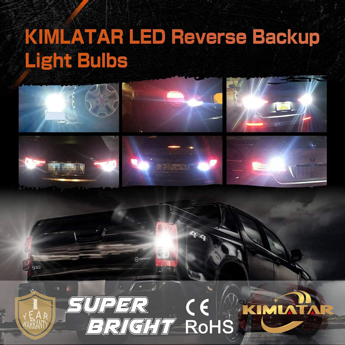 KIMLATAR comparison beside halogen showing brighter white output