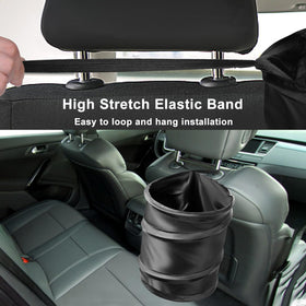 Kincown mounted on headrest keeping cabin organized and reachable