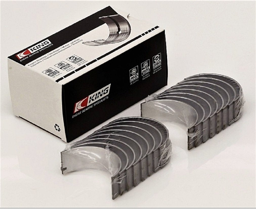 Close-up of KING bearing metal overlay and texture highlighting durable surface finish