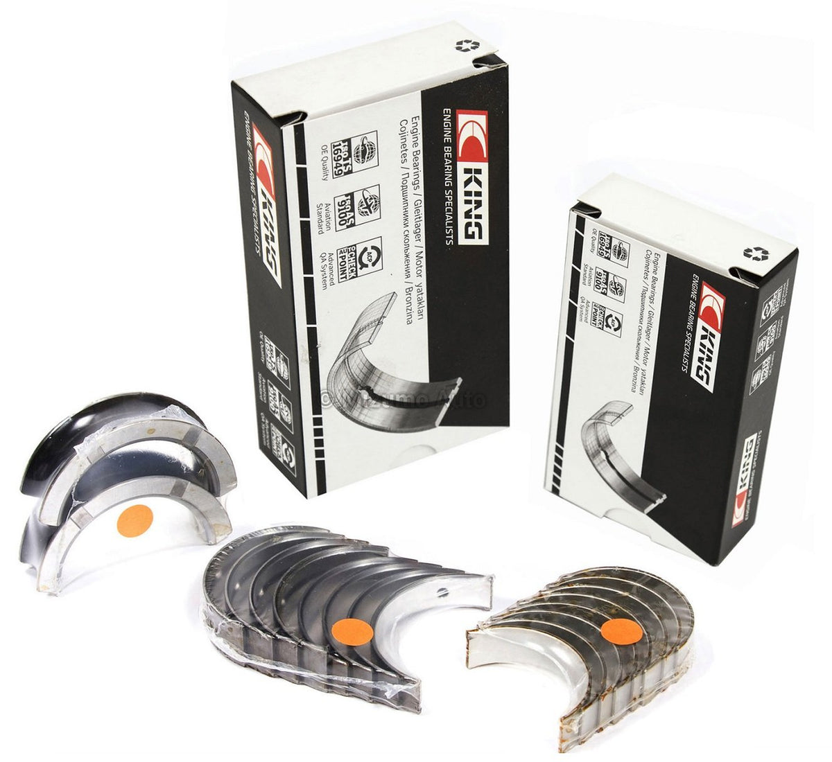 KING bearing set front packaging showing product and part numbers for quick identification