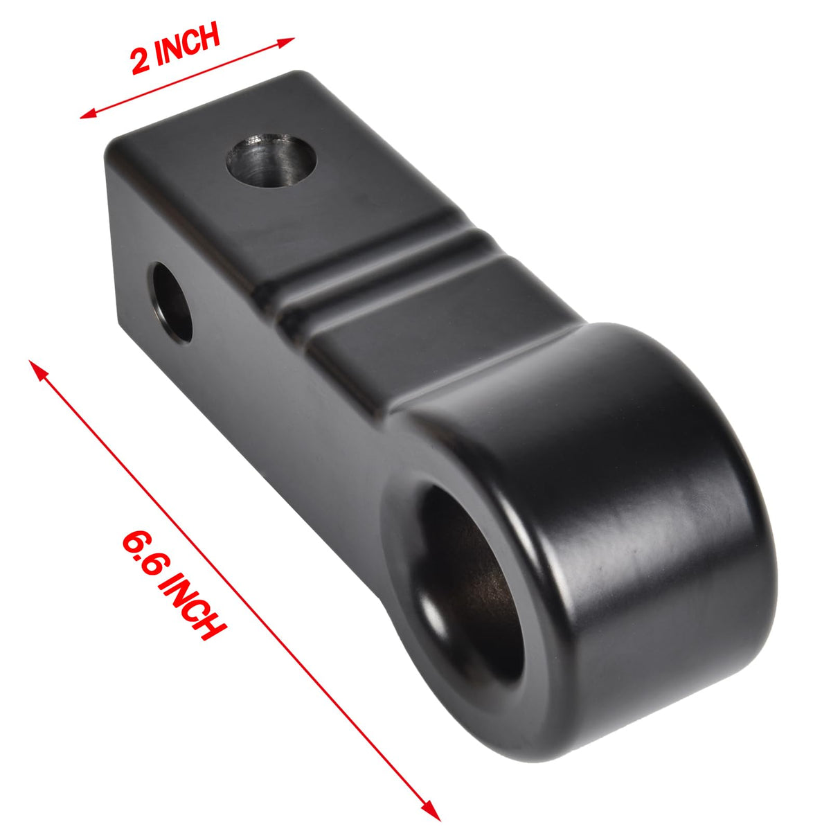 KING-PRO side profile installed in a 2-inch hitch receiver for secure fit and stability