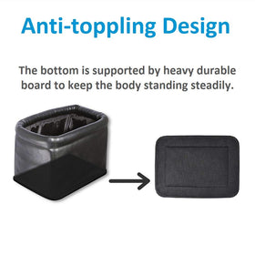KINGBERWI placed by seat demonstrating tidy storage and easy passenger access