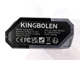 KINGBOLEN Ediag Elite CAN-FD and FCA badge highlighting modern-protocol compatibility benefits