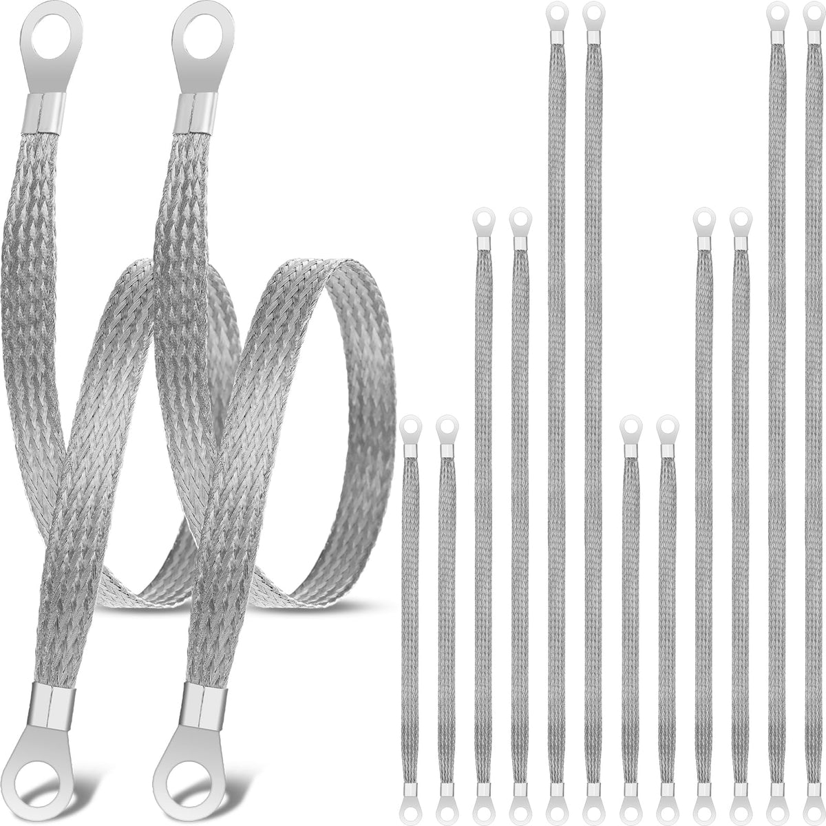 Kingdder front packaging showing 12-piece ground straps kit for easy identification