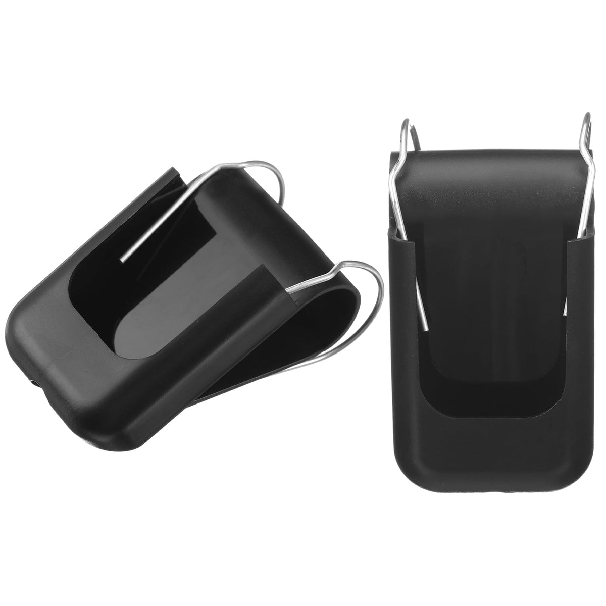 Kingdder clip on sun visor front view showing neat remote storage and easy reach