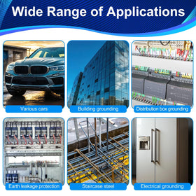 Kingdder installed under-hood as ground strap demonstrating improved electrical stability