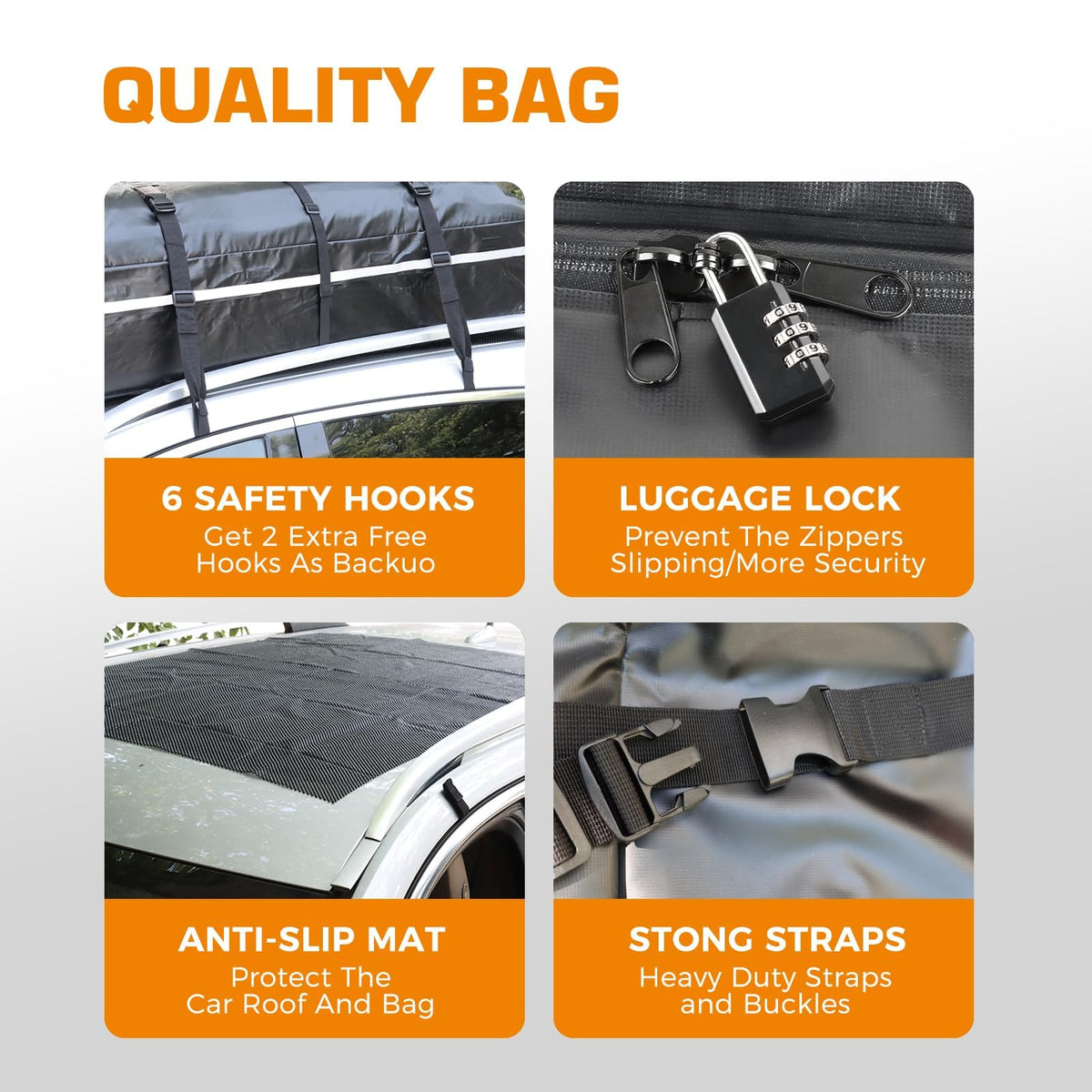Kingfun open bag filled with luggage showing expanded storage advantage