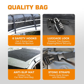 Kingfun open bag filled with luggage showing expanded storage advantage