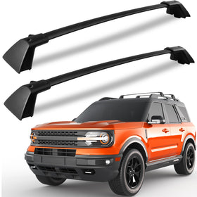 KINGGERI front crossbar mounted on Bronco Sport showing fit and stability