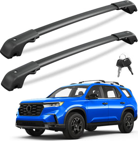 KINGGERI front view mounted on Honda Pilot showing secure fit and enhanced cargo capacity