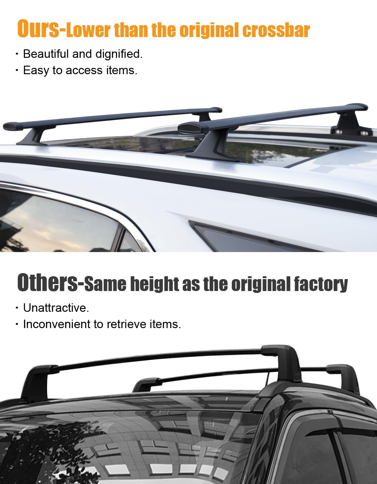 KINGGERI installed crossbars with included tools for easy installation