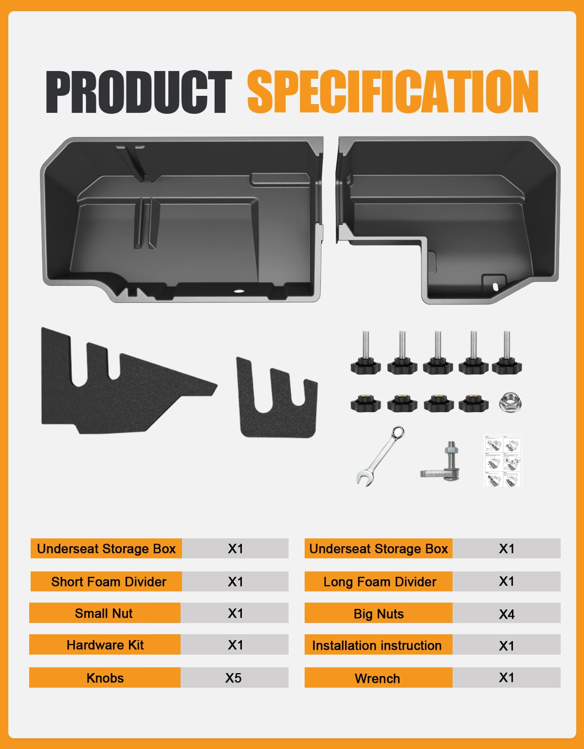 KINGGERI lifestyle shot with hunting gear stowed showing practical cargo management benefit