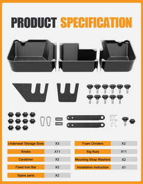 KINGGERI lifestyle shot in truck cabin showing concealed storage convenience