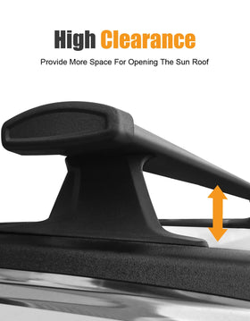 KINGGERI roof box and luggage loaded demonstrating 220lbs capacity