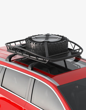 KINGGERI side view with roof box showing cargo compatibility and stability