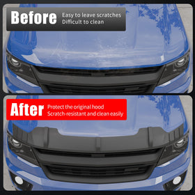kingna hood protector close-up texture, durable UV-resistant finish preventing fade