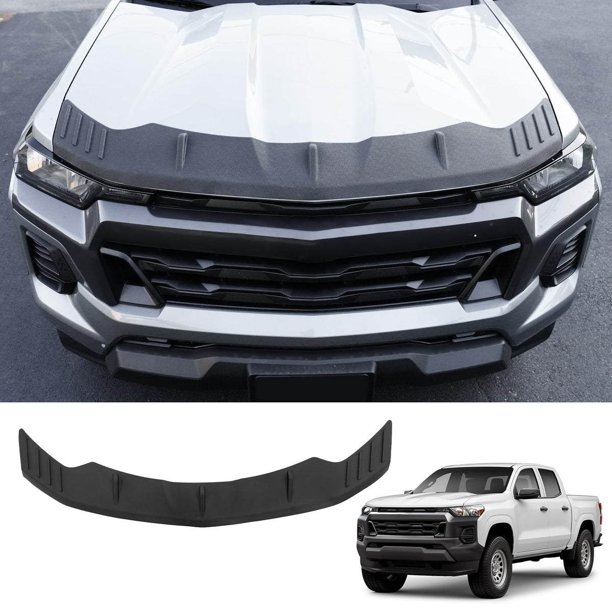 kingna front view on hood showing fit and protection benefit