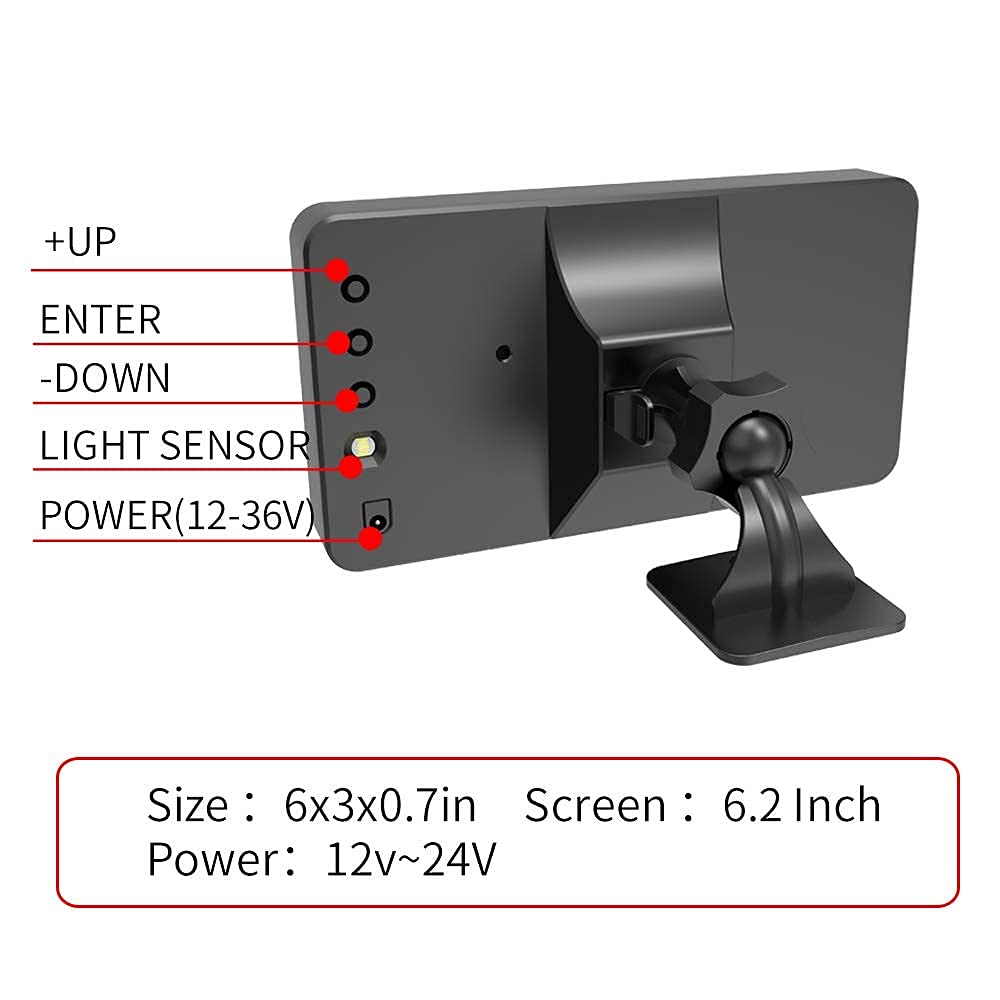 kingneed mounted on truck dash providing quick-glance speed info