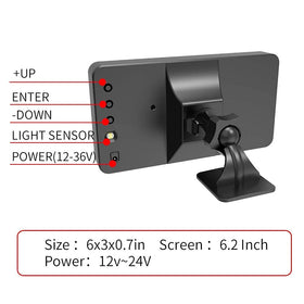 kingneed mounted on truck dash providing quick-glance speed info