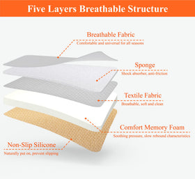 kingphenix breathable cover zipper for easy cleaning and freshness