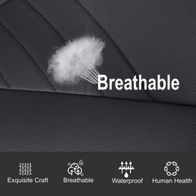 kingphenix close-up of PU leather texture indicating durability