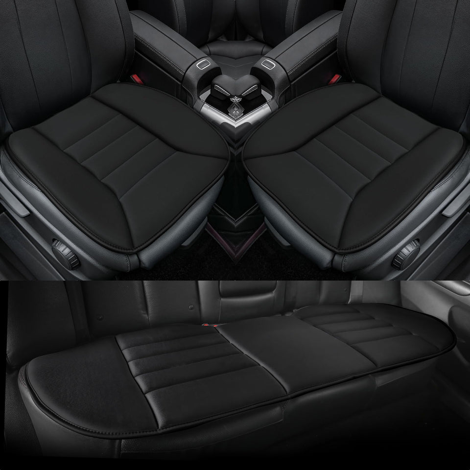 kingphenix front seat cushion front view showing ergonomic support benefit