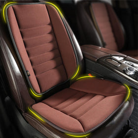 kingphenix front view brown seat set showing complete cushion support benefits