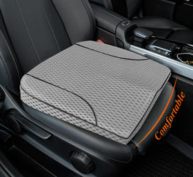 kingphenix front view of cushion showing ergonomic W-shape and sleek cover for better posture