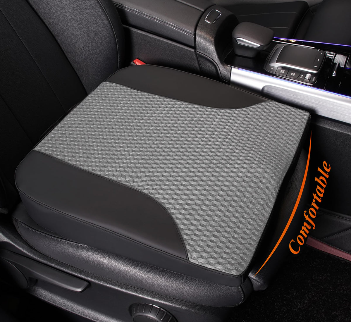 kingphenix front view of cushion showing ergonomic shape and improved comfort