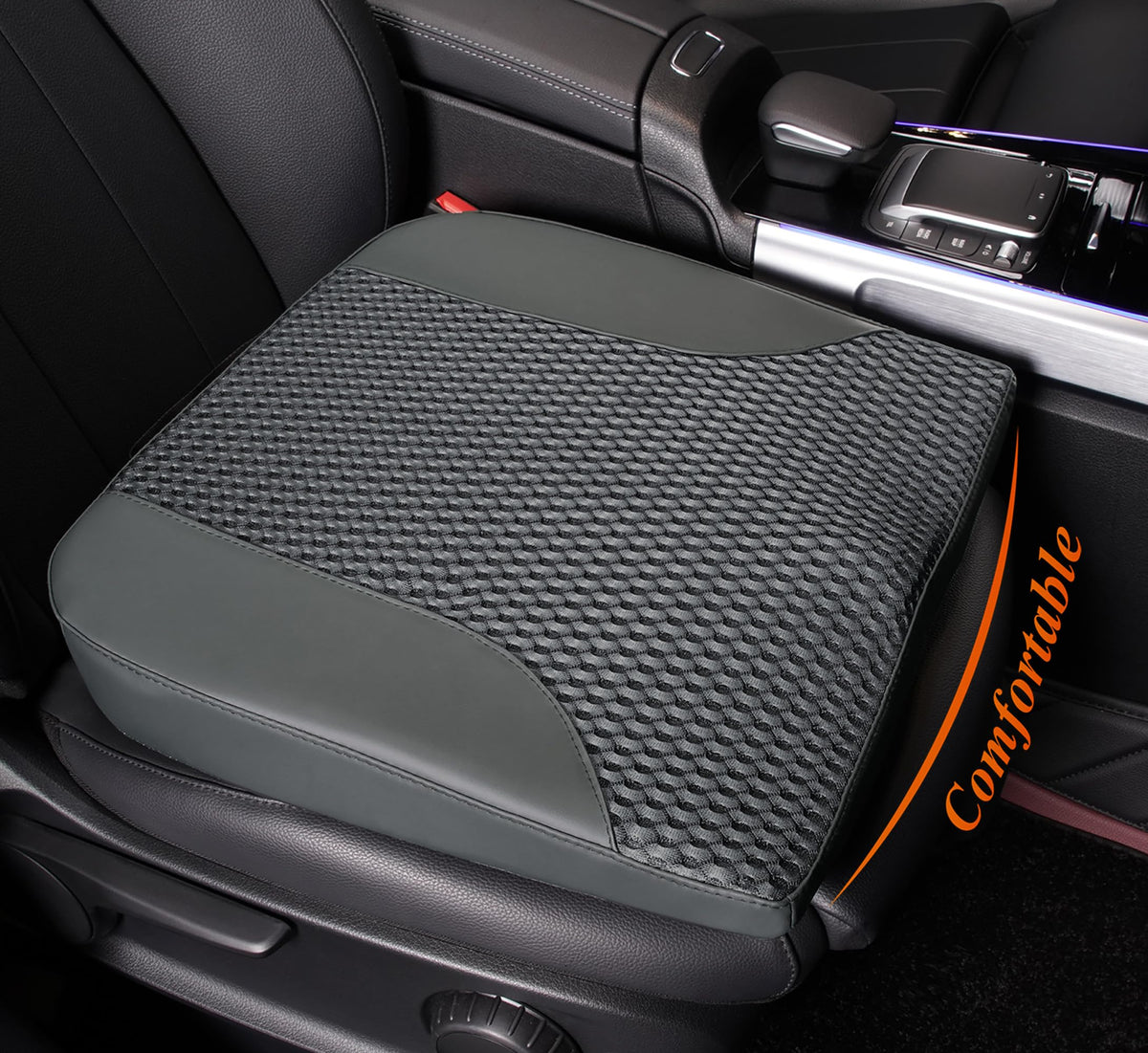 kingphenix front view of cushion showing ergonomic shape and comfortable support