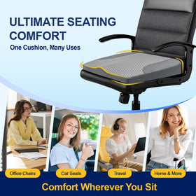 kingphenix installed in car demonstrating better posture and seat fit