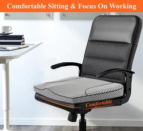 kingphenix non-slip base detail securing cushion on seat to prevent shifting while driving