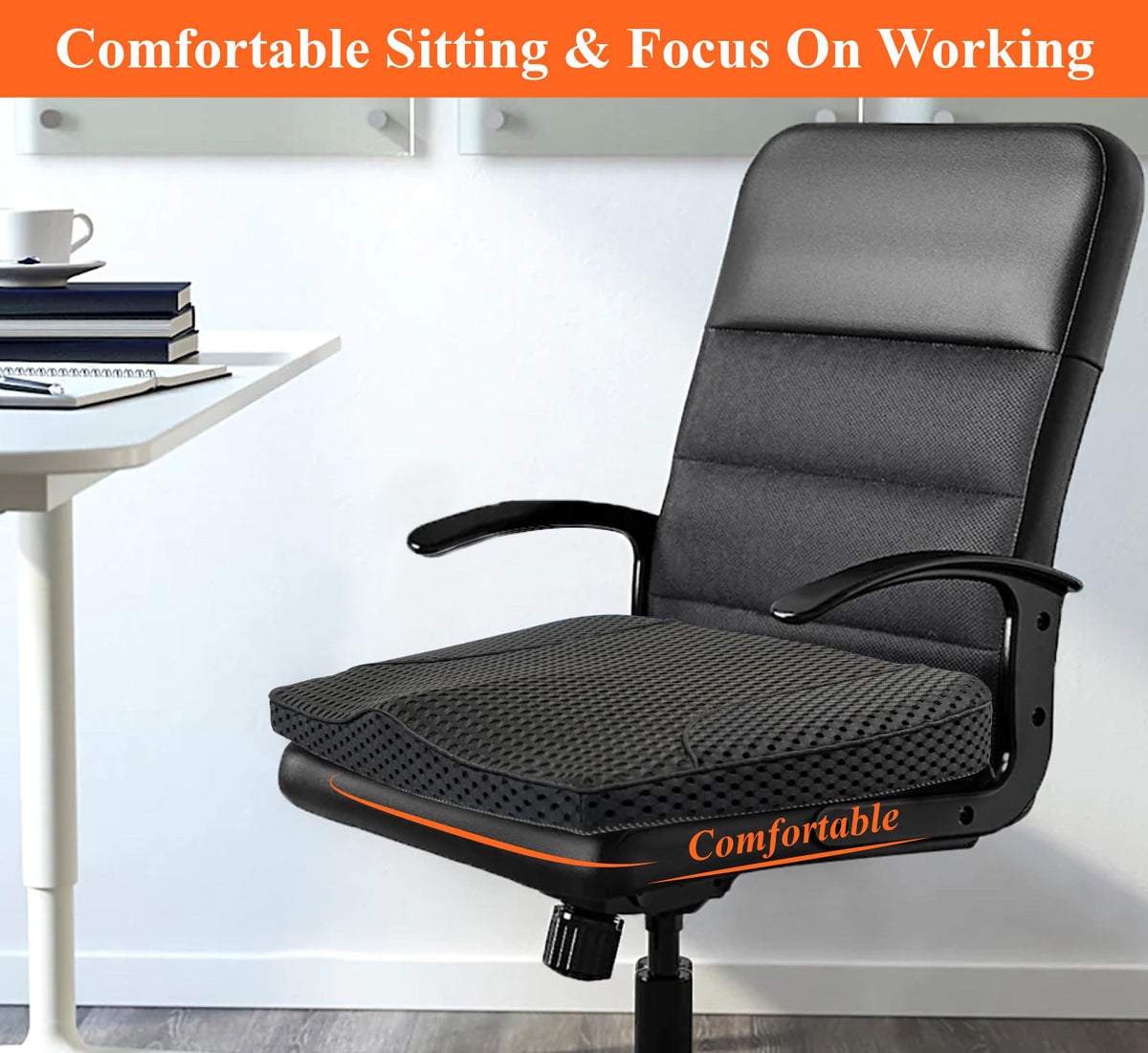 kingphenix non-slip bottom detail keeping cushion secure and stable
