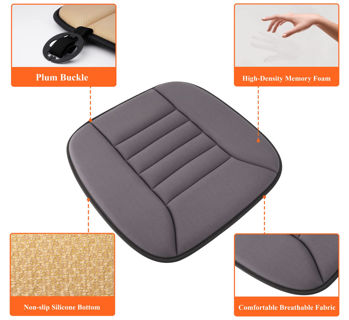 kingphenix installed on office chair improving daily comfort