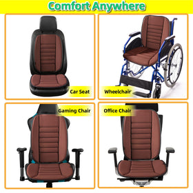 kingphenix on office chair showing improved posture benefit