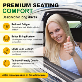 kingphenix rear bench cushion full-length covering seat for uniform support