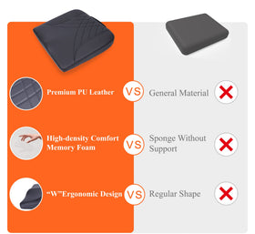 kingphenix installed on a car seat raising driving position for better visibility