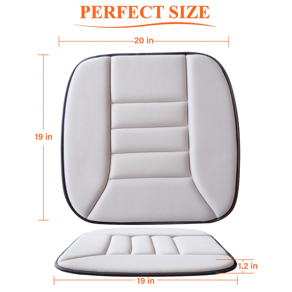 kingphenix cushion thickness comparison for added seat padding