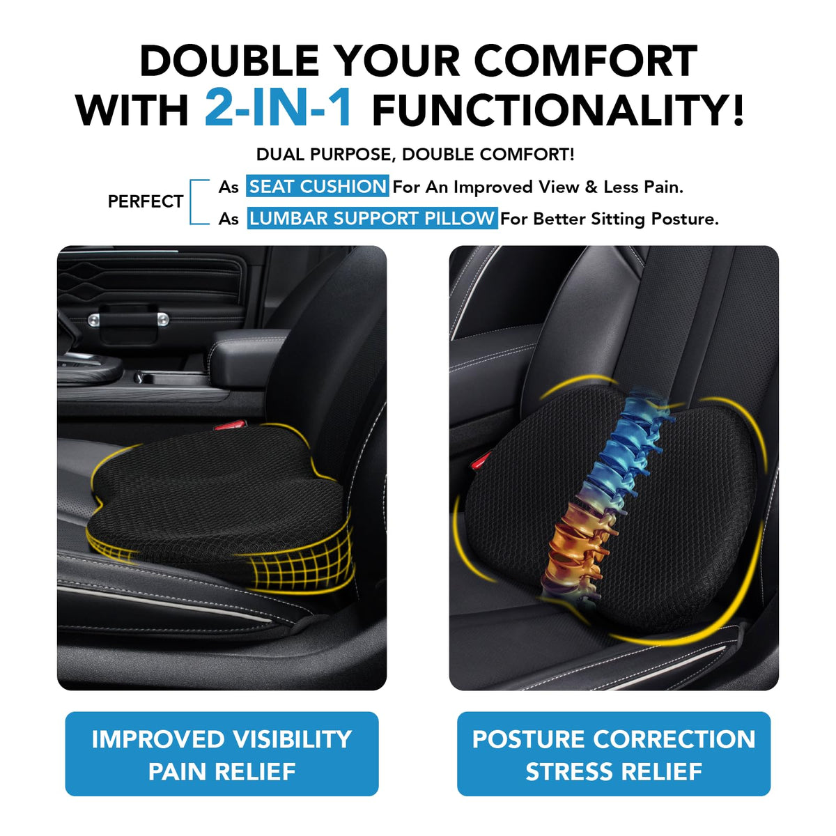kingphenix side profile displaying seat elevation and posture improvement