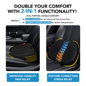 kingphenix side profile displaying seat elevation and posture improvement
