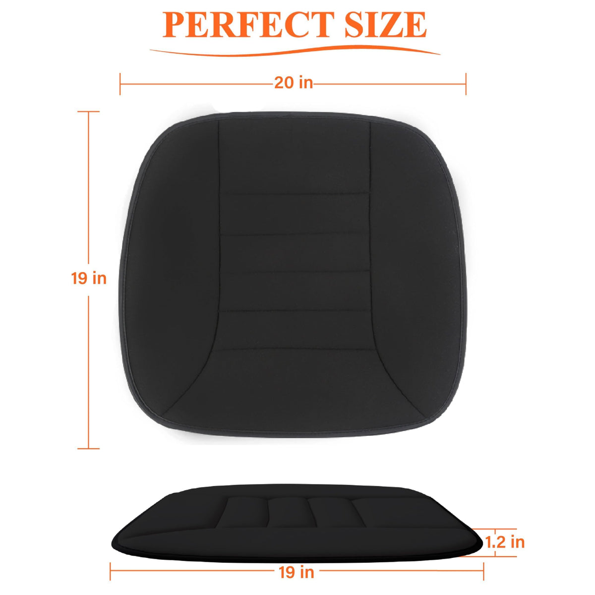 kingphenix side profile showing thickness for balanced support and pressure relief